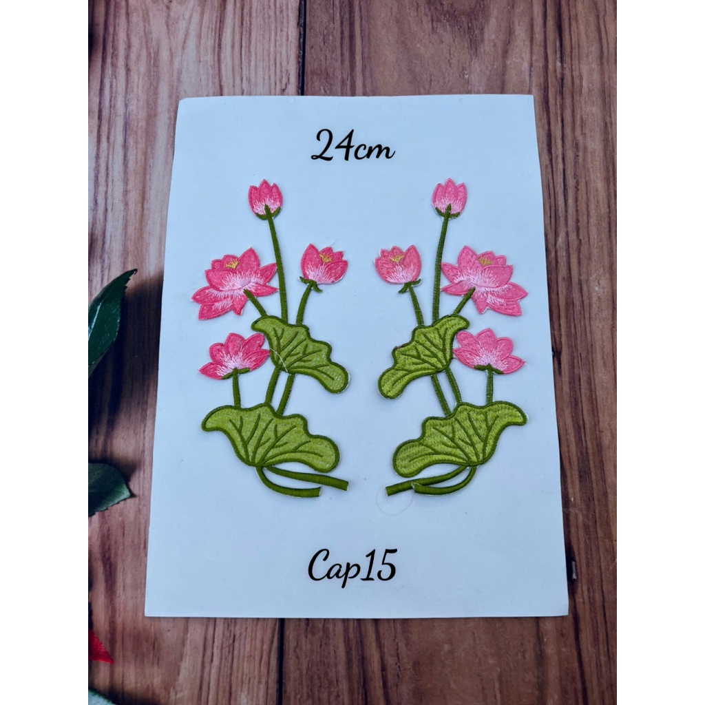 (1 cặp sen ủi) nhánh sen ủi xinh xắn 24cm