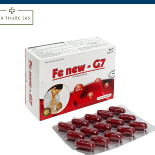 Viên uống FE NEW  G7 hộp 75 viên uống bố sung sắt và acid folic cho bà bầu