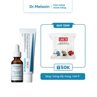 Dr Melaxin - Combo TX cải thiện thâm nám, dưỡng trắng da Serum 30ml + Kem 50g ( kèm quà tặng )