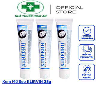 Kem làm mờ sẹo Nga Klirvin 25g kem dưỡng giảm thâm mụn, rạn da sau sinh