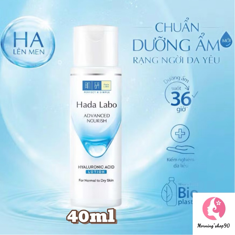 Combo 3 Chai 40/20ml-Dung Dịch Dưỡng Ẩm Hada Labo Cung Cấp Độ Ẩm Cho Làn Da Ẩm Mượt Trắng Sáng