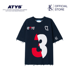 Áo ATYS® NO.3 VARSITY KNIT COTTON T-SHIRT