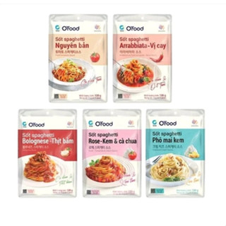  Combo 5 gói sốt mỳ Ý Spaghetti OFood vị chuẩn Ý  gói 120g  