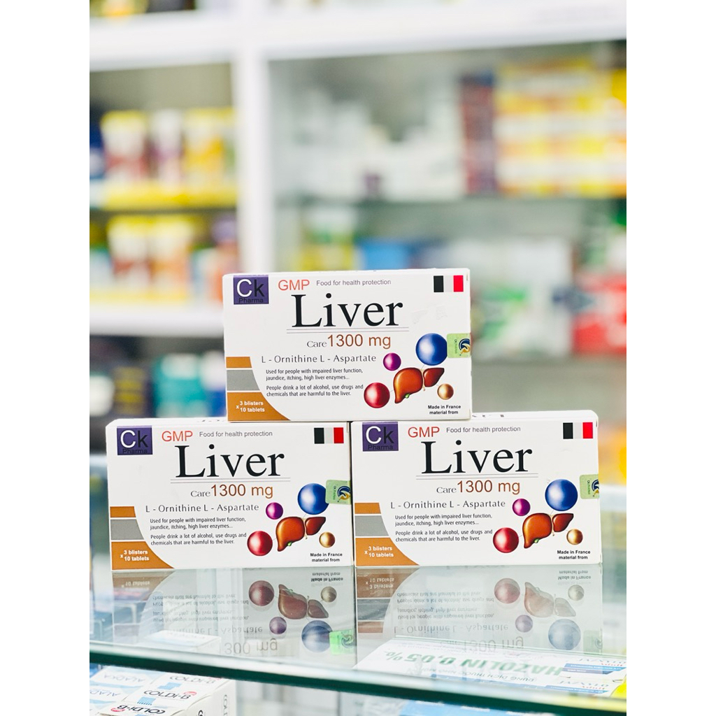 LIVER Care 1300mg - Viên uống bổ gan, hỗ trợ thanh nhiệt, tăng cường chức năng gan, hạ men gan.