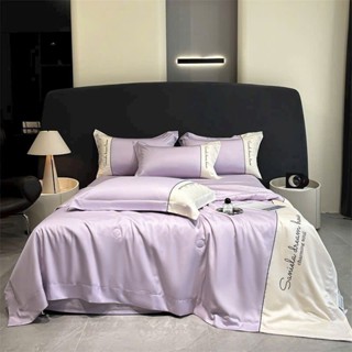 Bộ Chăn Ga Gối Nệm Phi Lụa 4 Món Cao Cấp KD Beddings Set Bộ Drap Ra Giường Mềm Mịn Họa Tiết Đẹp Sang Trọng Hiện Đại