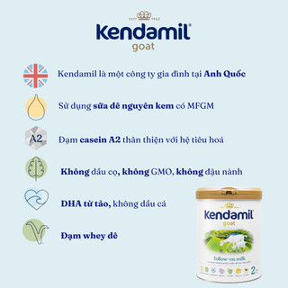 Sữa công thức dê Kendamil Goat số  2 (800g)