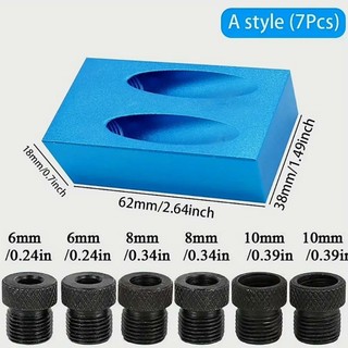 Bộ Cữ Khoan Chéo Gỗ Mini