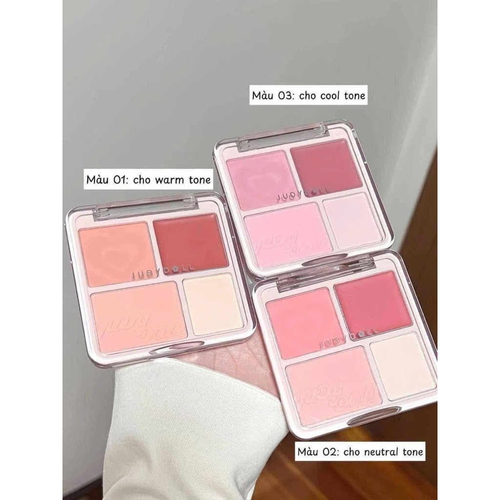 (Chiết Minisize) 𝗕ả𝗻𝗴 𝗣𝗵ấ𝗻 𝗠á 𝗛ồ𝗻𝗴 𝗕ắ𝘁 𝗦á𝗻𝗴 𝟰 JD 𝗕𝗹𝘂𝘀𝗵 & 𝗛𝗶𝗴𝗵𝗹𝗶𝗴𝗵𝘁 𝗣𝗮𝗹𝗲𝘁𝘁𝗲