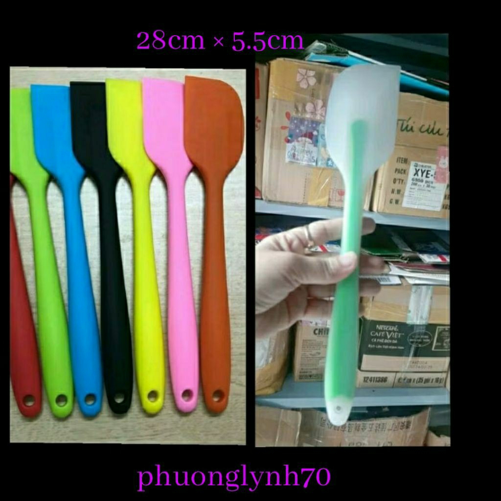 Spatula, Phới vét bột silicon 28cm ×5.5 cm