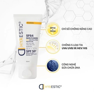 Kem Chống Nắng Hyaestic Skin Fusion SF64 Sun And Pollution Protector SPF50+ (10ml - 50ml)