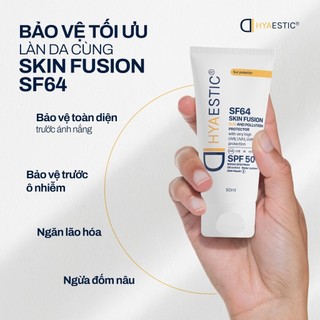 Kem Chống Nắng Hyaestic Skin Fusion SF64 Sun And Pollution Protector SPF50+ (10ml - 50ml)