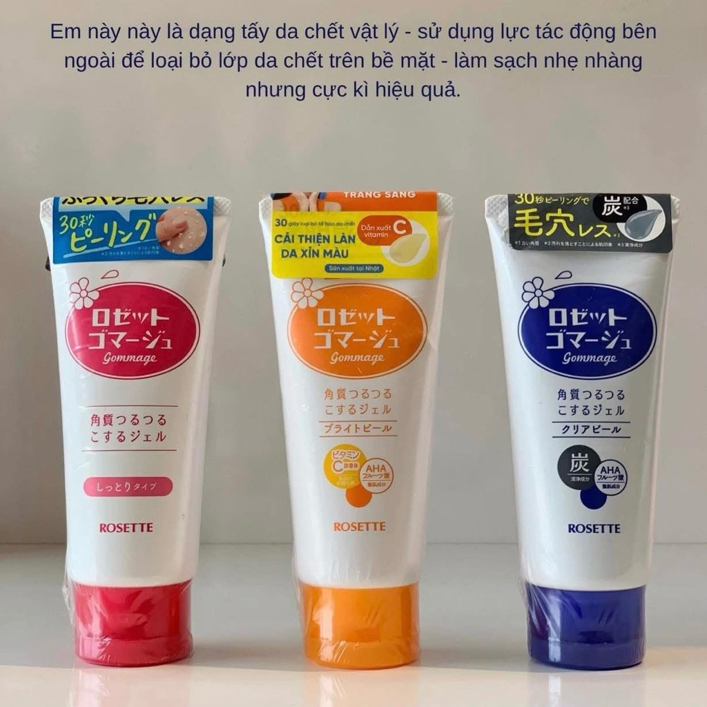 TẨY DA CHẾT ROSETTE 120g