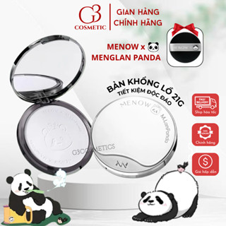 Phấn phủ nén MENOW gấu trúc khổng lồ kiềm dầu 21g, giữ tone vượt trội MENOW x MENGLAN PANDA Velvet Mist Complexi