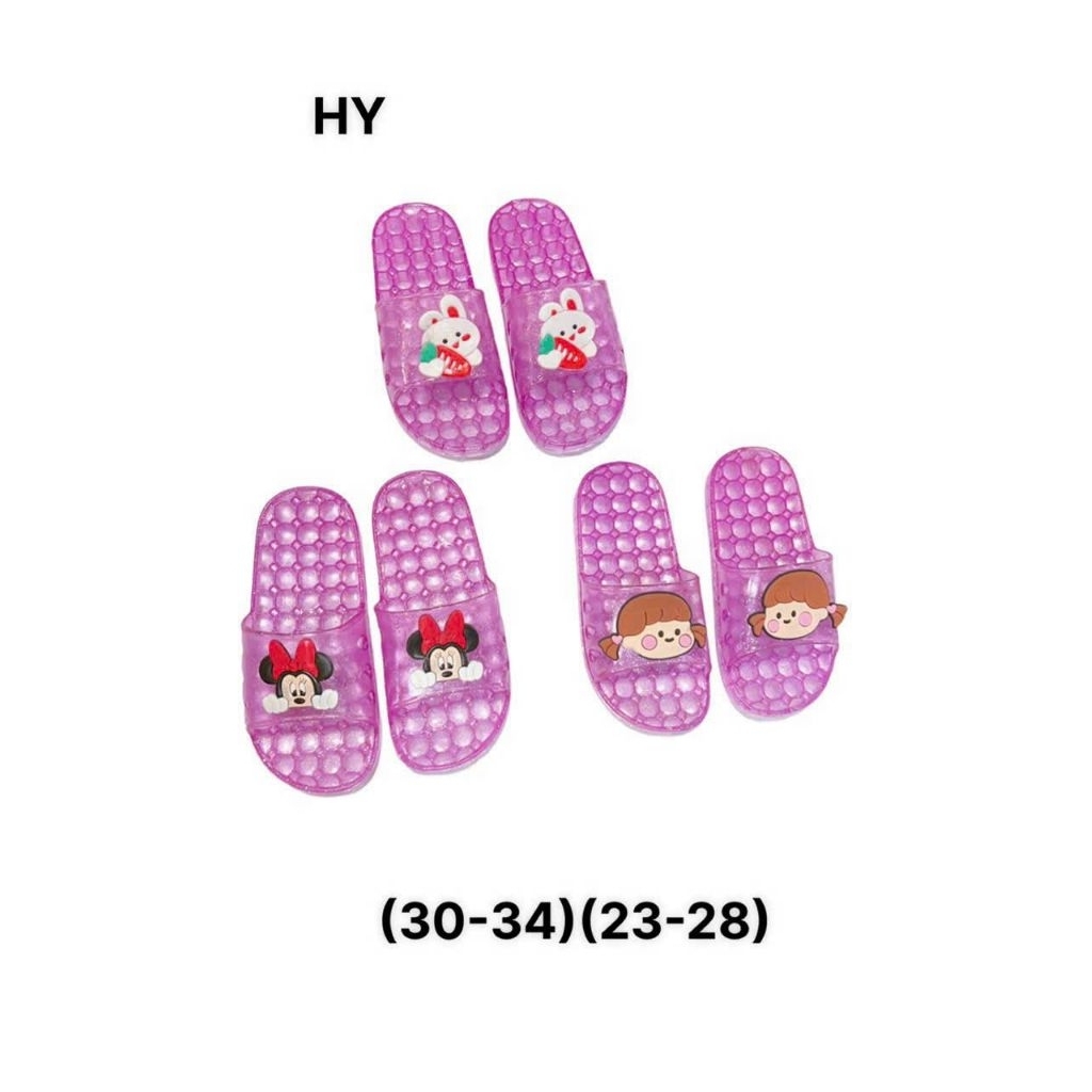 Dép lê cho bé gái đế đúc đi êm chân chống trơn trượt