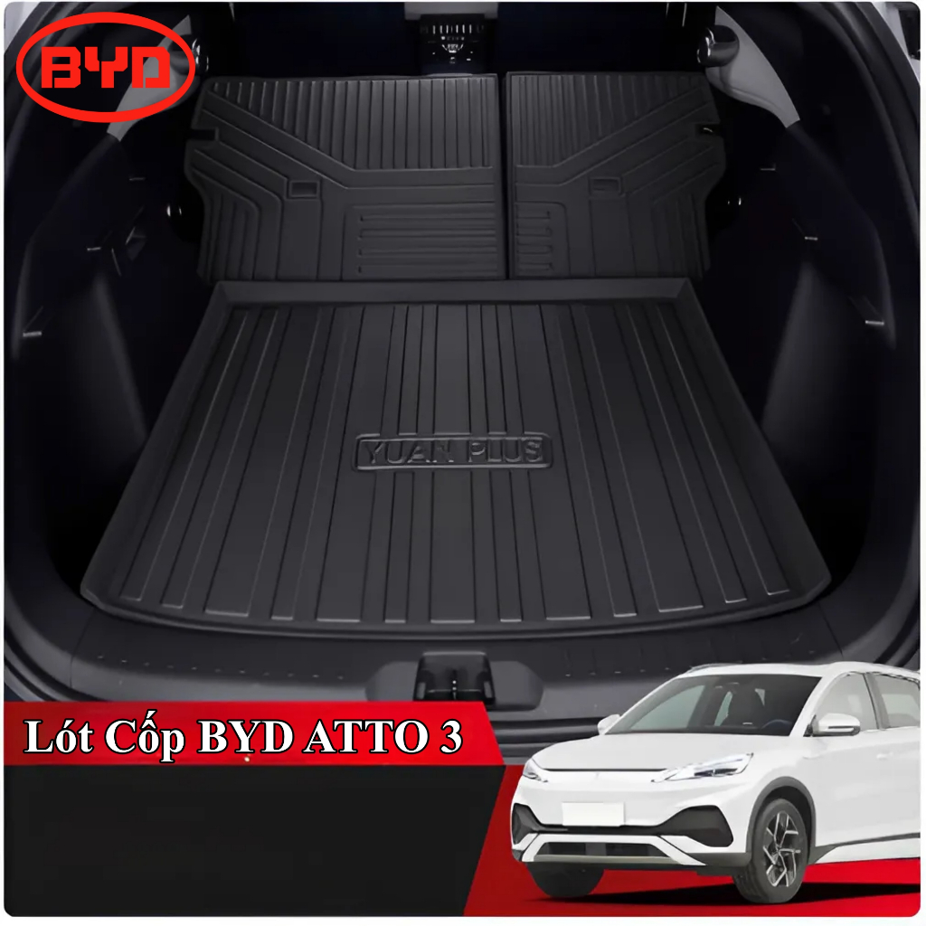 Lót Cốp BYD ATTO 3 Lót Cốp Sau BYD ATTO 3 Hàng Loại Dày