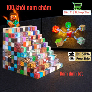 Nam Châm Minecraft Từ Tính, Đồ Chơi Mô Hình Lắp Ráp Thế Giới Game Minecraft