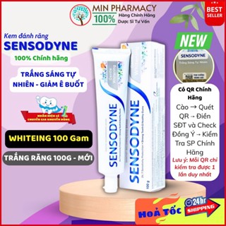 Kem đánh răng Sensodyne Gentle Whitening 100g Giảm ê buốt, làm trắng răng tự nhiên