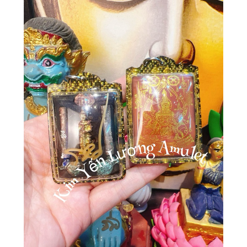 🎀 Mặt Dây Chuyền RaHu Vip Arjan Krieng Krai Thái Lan (Mạnh) 🎀