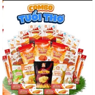 [tặng chân gà Bà Tuyết] combo 28 gói snack ăn cùng Bà Tuyết