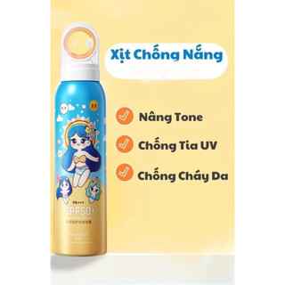 [Chính hãng giá sỉ] Xịt Chống Nắng Phun Sương Siêu Mịn, Chống Tia Cực Tím Nâng Tông Sáng Da SPF50 PA+++ 150ml mẫu mới