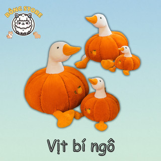  Gấu bông Vịt bí ngô cute vô tri dễ thương đáng yêu mềm mại Thú nhồi bông cao cấp Quà tặng Gấu Bông Cute - Bông Store 
