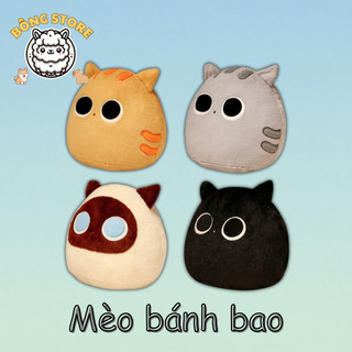 Gấu bông Mèo Bánh Bao vô tri dễ thương mềm mại đáng yêu Thú nhồi bông cao cấp Quà tặng Gấu Bông Cute - Bông Store 