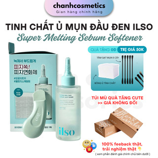 Tinh Chất Ủ Mụn Đầu Đen Làm Mềm Sợi Bã Nhờn ILSO Super Melting Sebum Softener 150ml