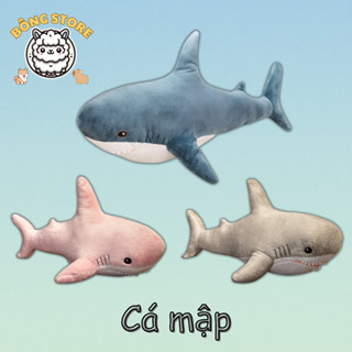  Gấu bông Cá Mập bông dài 1m vô tri dễ thương mềm mại đáng yêu Thú nhồi bông cao cấp Quà tặng Gấu Bông Cute - Bông Store 