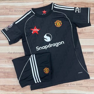  Bộ Quần Áo Bóng Đá CLB Manchester United Sân Khách 25 26 - Vải Polyester Gai Thái Cao Cấp 
