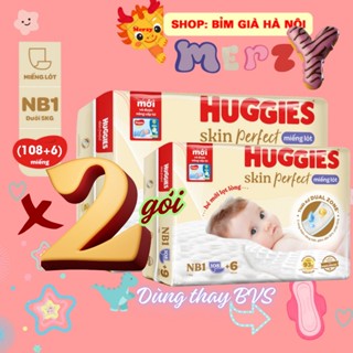   Combo 2 gói  Miếng lót newborn Huggies 1 108+6 miếng siêu rẻ #huggies #tã huggies #bỉm huggies #bỉm dán huggies #bobby 