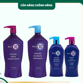 Dầu gội và dầu xả phục hồi, bảo vệ màu nhuộm IT'S A 10 MIRACLE 295ml - 1000ml