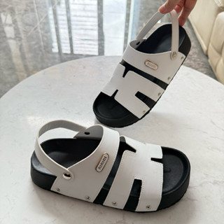 Sandal Nữ quai chữ H đi được 2 kiểu mũi tròn cao 3cm da mềm êm dễ phối đồ cá tính năng động M452