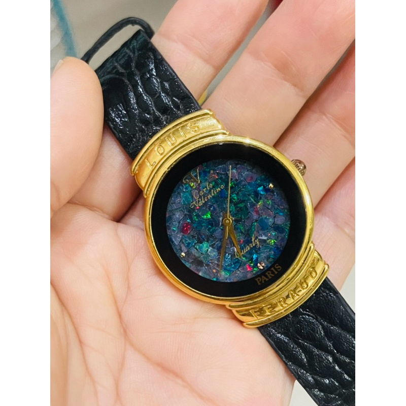 Đồng hồ Louis Feraud Nhật mod mặt Opal siêu đẹp.