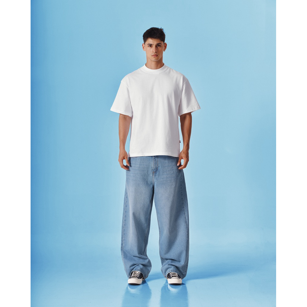Áo thun trơn VIBEFREE local brand cotton 100% 250gsm basic | BigBuy360 - bigbuy360.vn
