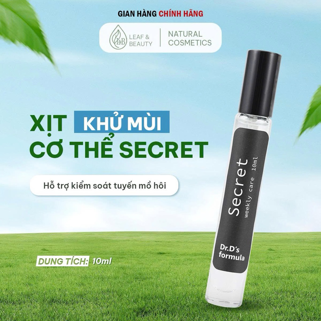 Xịt nách, khử mùi cơ thể Dr.Ds Formula