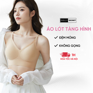 Áo Ngực Tàng Hình Không Mắc Cài DOLLYSECRET Đúc Su Không Viền Không Gọng A58