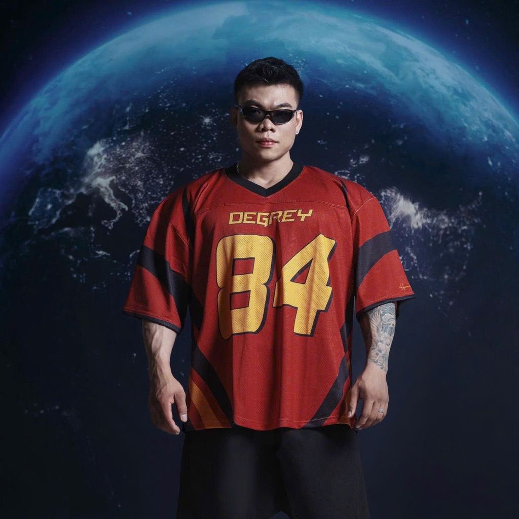 Áo thun thể thao Degrey Jersey Velocity 84 cổ tim