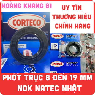 PHỚT PHỐT CHẶN DẦU NOK NACTEC NHẬT TRỤC 8 ĐẾN 19mm  8x18 8x22 10x20 10x22 12x18 12x20 12x22 12x24