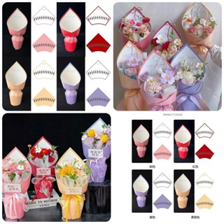 Cốt giấy TAM GIÁC bó hoa, bó 10-15 bông, cốt định hình cho bó hoa cực tiện lợi...