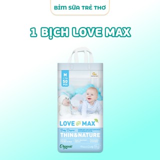 Tã Bỉm Love Max Chính Hãng Full Size Ko Tặng Quà Bỉm Organic Dán Quần Cho Bé 
