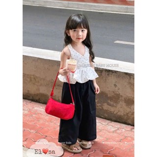 Quần áo bé gái - SET ÁO CHẤM BI QUẦN XUÔNG CHO BÉ siêu xinh cho bé 1-8 Tuổi