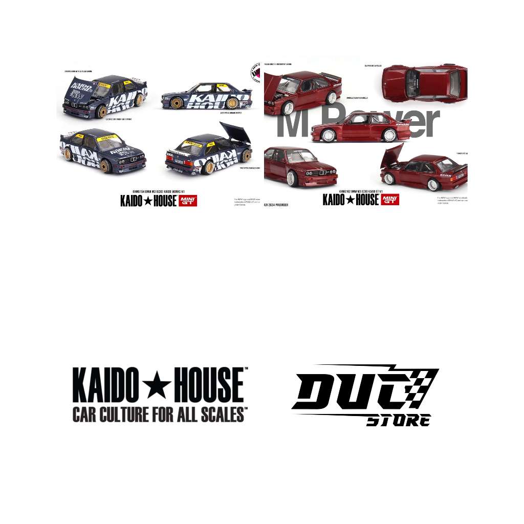 ducstore Xe mô hình KAIDO HOUSE BMW M3 (E30) ( total )