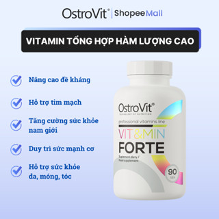 Viên vitamin tổng hợp hàm lượng cao Ostrovit Vitamin Vit&Min, 90 viên, nhập khẩu Ba Lan