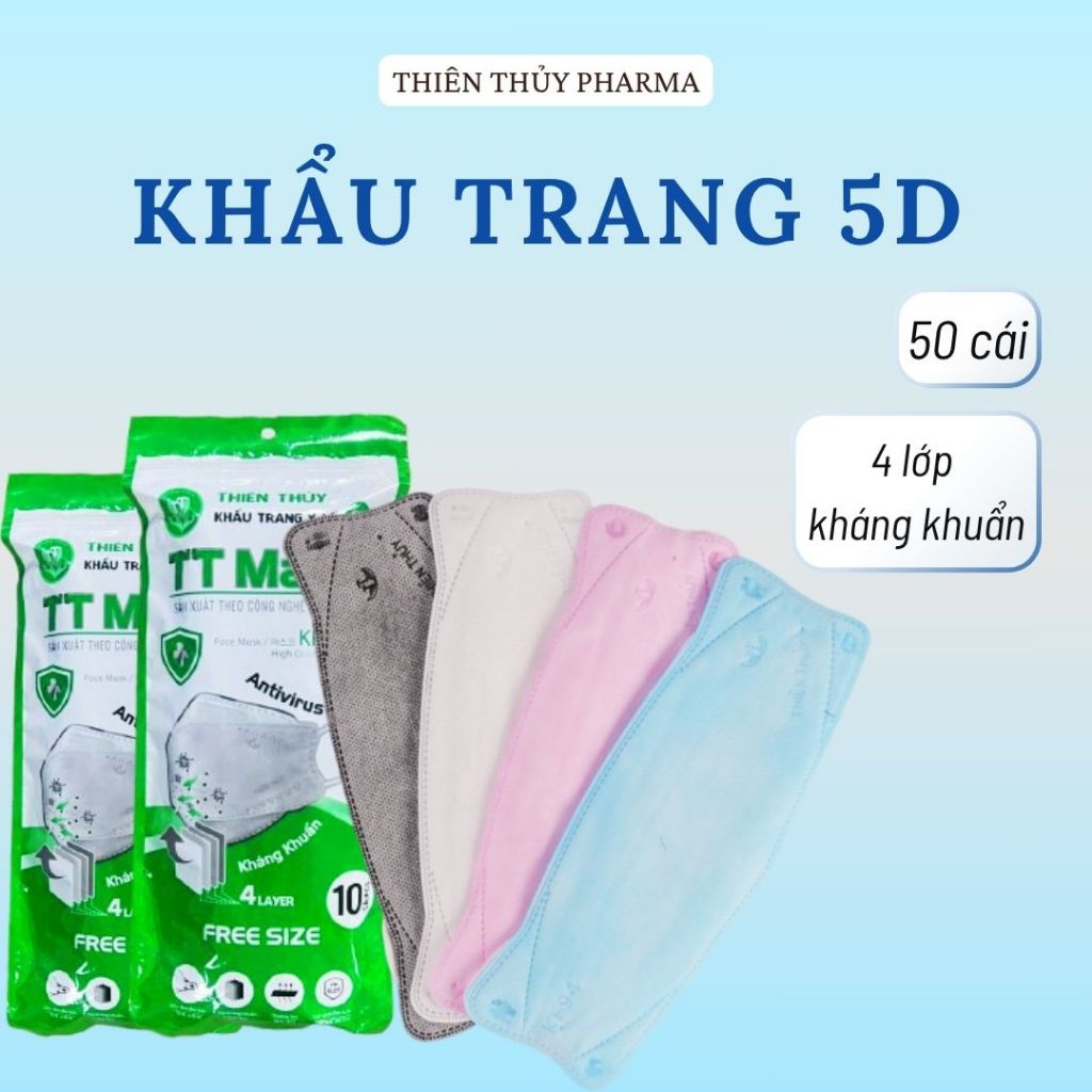 [ KF94] Thùng 300 cái Khẩu trang KF94 Thiên Thủy 4 lớp cao cấp kháng khuẩn, chống bụi, chống tia UV