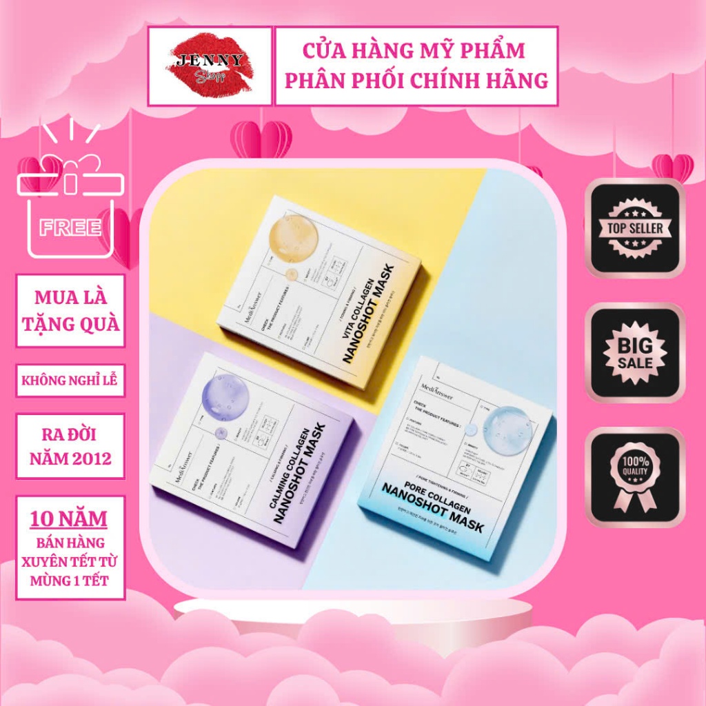 Mặt Nạ Dạng Thạch Vàng Medianswer Vita Collagen Mask Filler Collagen 83%