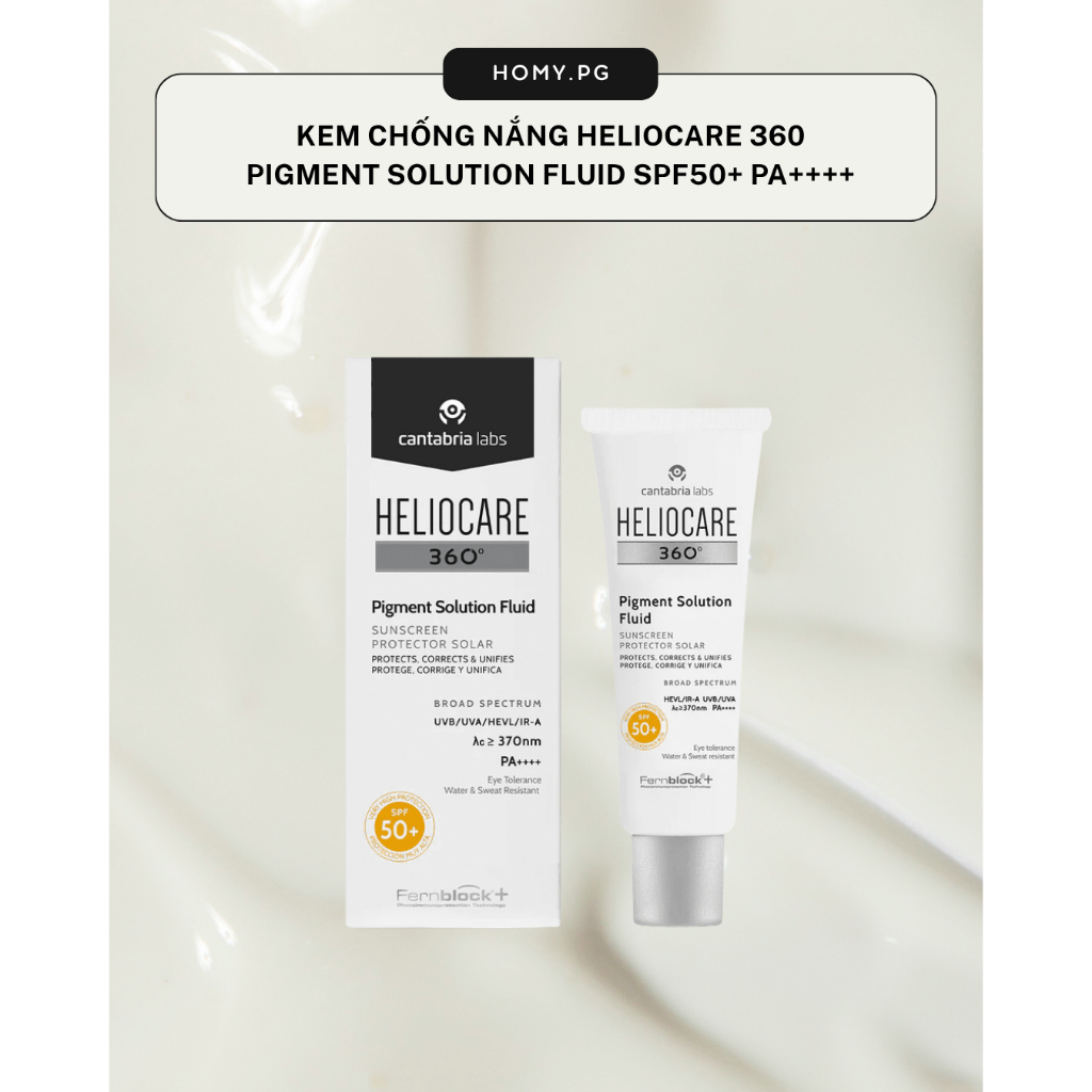 KEM CHỐNG NẮNG PHỔ RỘNG, NGĂN NGỪA SẠM NÁM LÃO HÓA HELIO CARE