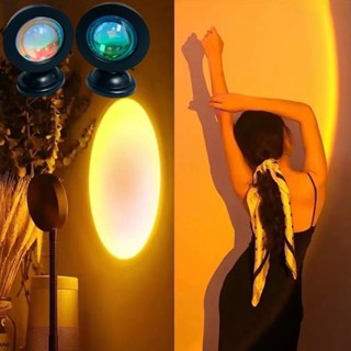  BESTPOOL Led USB Hoàng Hôn Đèn Máy Chiếu Trang Trí Nhà Đèn Ngủ Di Động Tâm Trạng Ánh Sáng Neon VN 