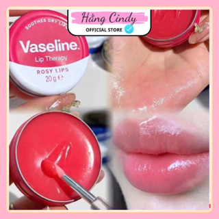   Hộp thiếc  Son Dưỡng môi Vaseline dưỡng môi hồng căng bóng 