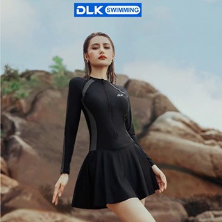 Đầm Bơi Liền Thân Nữ Cao Cấp Tay Dài DLK Nhanh Khô, Giữ Nhiệt Dành Cho Nữ Từ 42Kg Đến 60Kg | BigBuy360 - bigbuy360.vn
