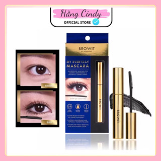 Mascara NongChat Browit My Everyday chuốt mi không trôi dài cong, tơi mi